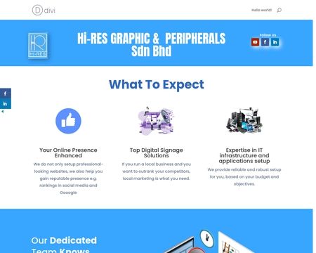 website thubmnail of Hi-Res Graphic & Peripherals Sdn Bhd