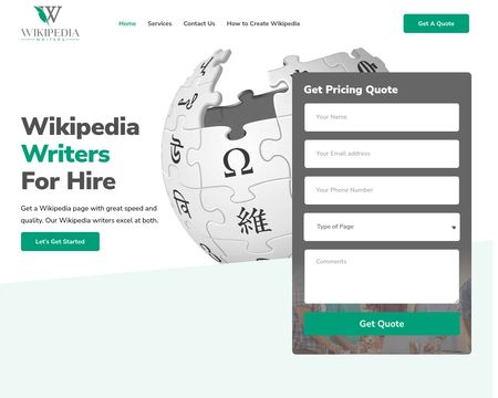 website thubmnail of Hire Wikipedia Writers