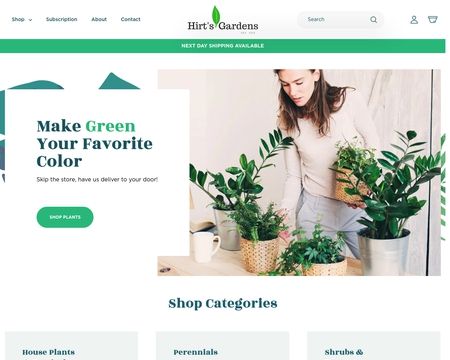 website thubmnail of Hirt's Gardens