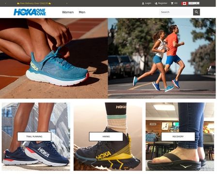 website thubmnail of Hoka One One
