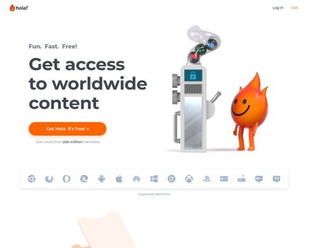 website thubmnail of Hola VPN