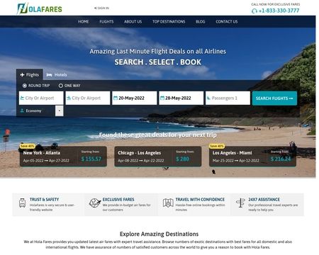 website thubmnail of Holafares
