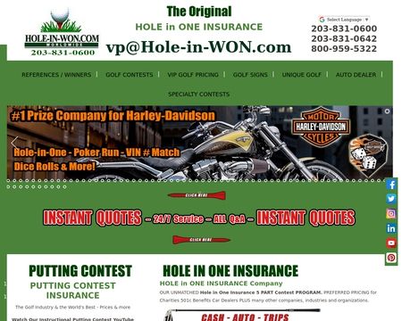 website thubmnail of Hole-In-Won