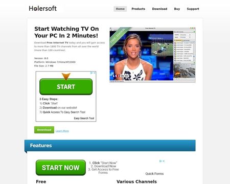 website thubmnail of Holersoft