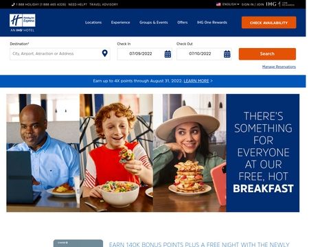 website thubmnail of Holidayinnexpress