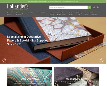 website thubmnail of Hollander's