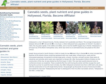 website thubmnail of Hollywoodcannabis.cf