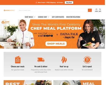 website thubmnail of Home Bistro