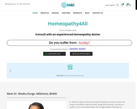 website thubmnail of Homeopathy4All