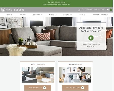 website thubmnail of Home Reserve