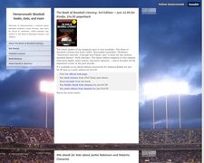 Thumbnail of Homerunweb: Baseball books, stats, and more