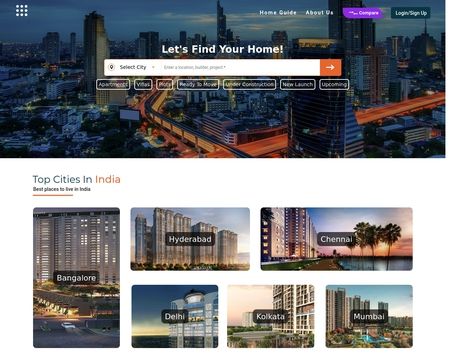 website thubmnail of Homes 247
