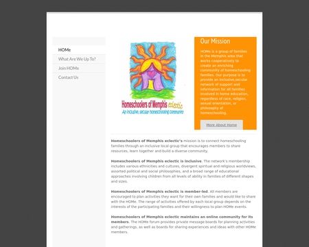 website thubmnail of Home schoolers of Memphis