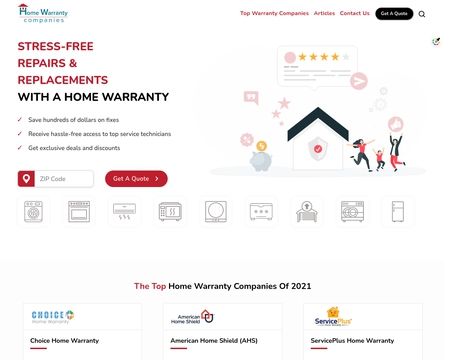 website thubmnail of Homewarrantycompanies