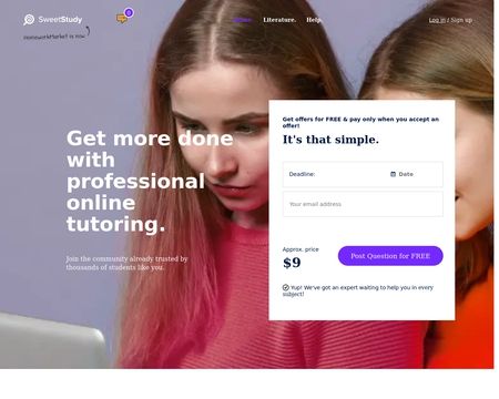 website thubmnail of HomeworkMarket