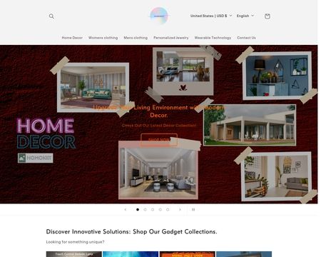 website thubmnail of Homoket