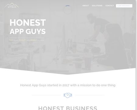 website thubmnail of Honest App Guys