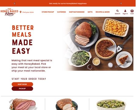 website thubmnail of The Honey Baked Ham