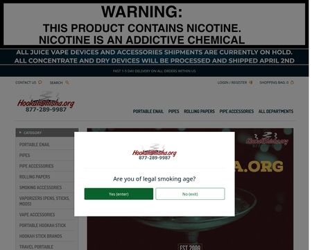 website thubmnail of Hookahshisha.org