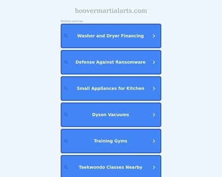 website thubmnail of Hoovermartialarts