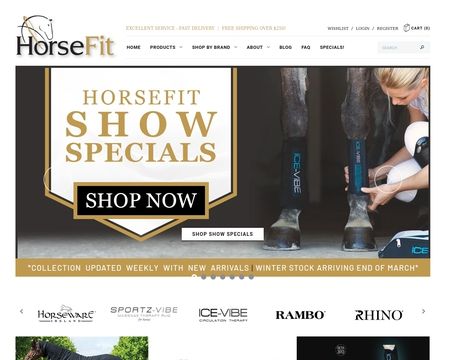 website thubmnail of Horsefit.co.nz