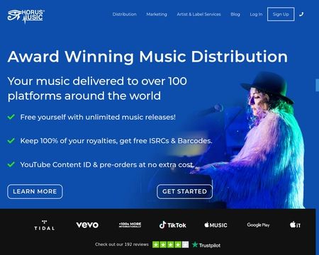 website thubmnail of Horusmusic.global