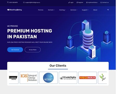 website thubmnail of Hosting Walay