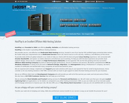 website thubmnail of HostPlay