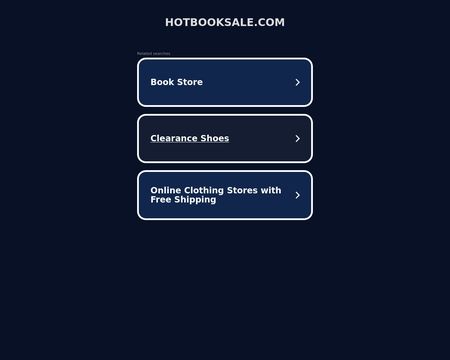 website thubmnail of Hotbooksale
