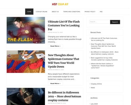website thubmnail of Hot Cosplay