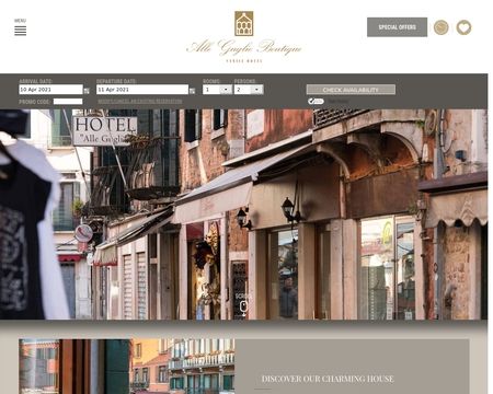 website thubmnail of Alle Guglie Boutique Hotel