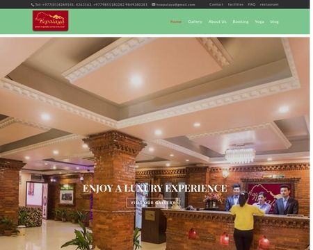 website thubmnail of Hotelnepalaya