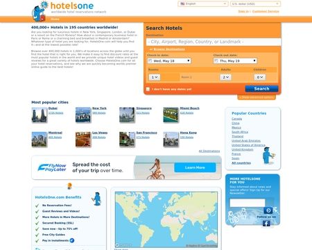 website thubmnail of HotelsOne