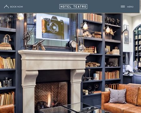 website thubmnail of Hotelteatro