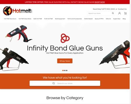 website thubmnail of Hotmelt.com