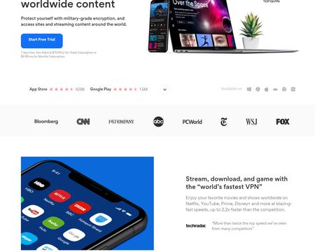 website thubmnail of Hotspot Shield
