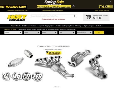 website thubmnail of Hottexhaust