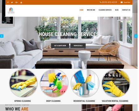 website thubmnail of House Cleaning San Diego