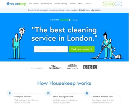 website thubmnail of HouseKeep