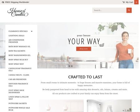 website thubmnail of House Of Candles