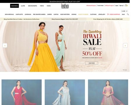 website thubmnail of Houseofindya