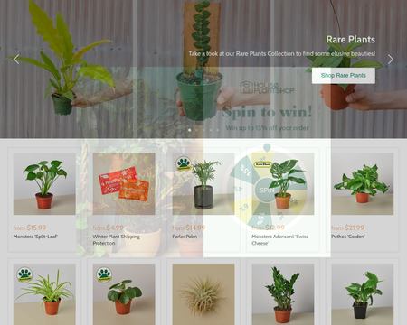 website thubmnail of House Plant Shop