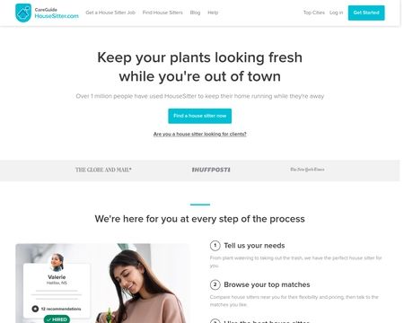 website thubmnail of HouseSitter.com