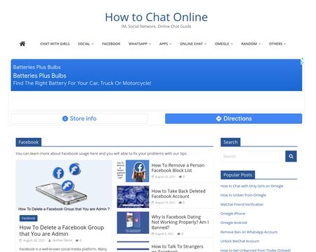 website thubmnail of HowToChatOnline