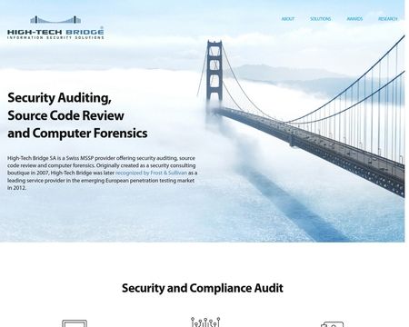 website thubmnail of High-Tech Bridge