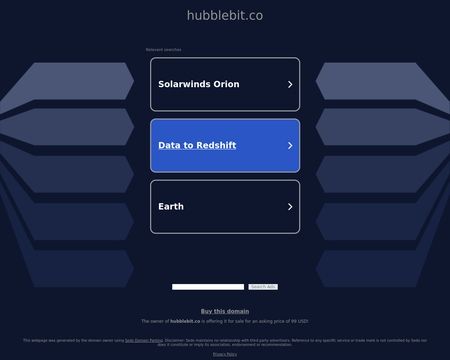 website thubmnail of Hubblebit.co