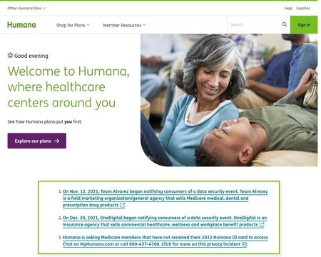 website thubmnail of Humana
