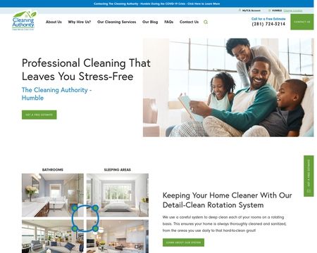 website thubmnail of The Cleaning Authority - Humble, TX