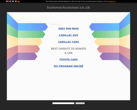 website thubmnail of Hummerhummer.co.uk