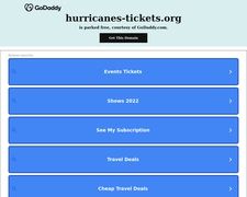Thumbnail of Hurricanes-tickets.org